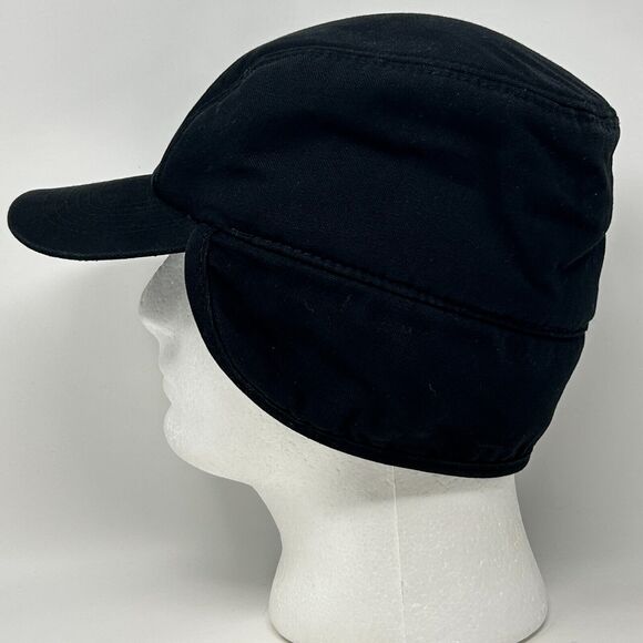 Broner Duck Work Cap Winter Hat X-Large Canvas Faux Fur Soft Pile Ear Flap Black - Picture 10 of 13